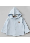 Bebitof Kapüşonlu Bebek Hırka 80153 Koyu Mavi