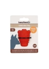 Beeztees Sumo Mini Dental Ödül Hazneli Kauçuk Köpek Oyuncağı Xxsmall Kırmızı 4 Cm