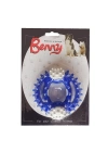 Benny Diş Kaşıma Köpek Oyuncağı Yuvarlak 9,5 cm Mavi
