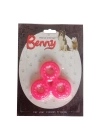 Benny Köpek Oyuncağı Üçlü Halka 9 x 9 cm Pembe