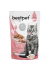 BestPet Sterilised Jelly Pouch Somonlu Kedi Maması 1 Adet 85 Gr