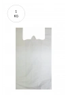 Beyaz Atlet Poşet Mini Boy 20x34 cm Takriben 235 Adet 1 Kg
