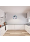 Beyaz Chef Smile 36 Cm Duvar Saati
