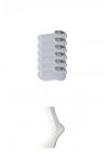 Beyaz Erkek Görünmez Çorap 6 çift
