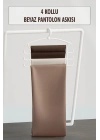 Beyaz Pantolon Askısı & Dolap Düzenleyici Askı