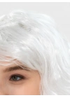 Beyaz Renk Kahküllü Dalgalı Uzun Parti Peruğu