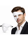 Beyaz Yarım Erkek Maske – Phantom Parti & Balo Maskesi