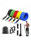 ® 11 Parça Çok Fonksiyonlu Kapı Arkası Egzersiz Bandı Ev Tipi Spor Seti