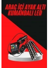 ® 12 Ledli RGB Işıklı Araç Içi Ayak Altı Led Oto Ampul Kumandalı 7 Renk