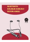 ® 120 Saat Pil Ömrüyle Boyun Askılı Bluetooth Kulaklık – Spor ve Günlük Kullanım İçin
