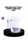 ® 120W Mi Turbo Destekli Hızlı Şarj Cihazı Type-C Uyumlu Akım Korumalı