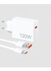 ® 120W Süper Hızlı Şarj Adaptörü – Type-C Kablo Dahil, Yüksek Voltaj Korumalı