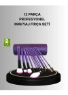 ® 12’li Makyaj Fırça Seti Fondöten Allık Far Karıştırma İçin Tam Uyumlu
