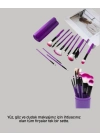 ® 12’li Profesyonel Makyaj Fırça Seti Ultra Yumuşak Sentetik Kıllı