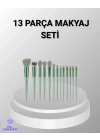 ® 13 Parça Makyaj Fırça Seti – Ergonomik, Dökülme Yapmayan, Taşınabilir