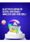 ® 13 Renk Seçenekli Kablosuz Şarj Cihazlı LED Lamba
