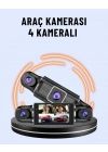 ® 170° Geniş Açı 4 Kameralı Araç Kamerası Hareket Algılamalı