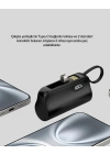 ® 2000mAh Mini Powerbank Dahili Konektörlü PD 20W