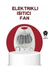 ® 2000W Taşınabilir Elektrikli Fanlı Isıtıcı – Hızlı Isınma, Kompakt Boy
