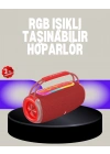 ® 20W Kablosuz Bluetooth Hoparlör RGB Işık Efektli USB/SD/AUX Destekli