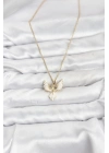 ® 316L Çelik Zincir Gold Renk Anka Kuşu Model Kadın Kolye