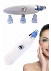 ® 4 Başlıklı Pilli Vakumlu Siyah Nokta Temizleyici Akne Ve Sivilce Önleyici