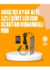 ® 4 Parça RGB LED Araç İçi Aydınlatma Sistemi