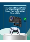 450 ANSI Lümen, 4K Destekli Kompakt Ev Projektörü