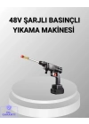® 48V Kablosuz Yıkama Makinesi – 2 Pil, Köpük Tankı ve Ayarlanabilir