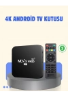 ® 4K Android TV Box – 2GB RAM 16GB ROM, Hızlı Wi-Fi Bağlantılı Akıllı Medya Kutusu