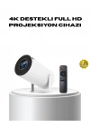 ® 4K Destekli Full HD Projeksiyon Cihazı – 130 inç Geniş Ekran, WiFi ve HDMI Bağlantılı