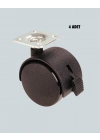 ® 4’lü Kilitli Tekerlek Ayak 4 cm Sessiz ve Dayanıklı