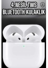® 4.Nesil Kaliteli TWS Android ve İOS Uyumlu Mikrofonlu Kulaklık