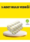 ® 5’li İnce İşçilik Boya Rulo Seti Pürüzsüz ve Eşit Kaplama