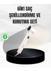 ® 6 Başlıklı Hızlı Kurutma ve Bukle Şekillendirme Seti