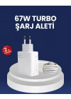 ® 67 Watt Hızlı Şarj Adaptörü Samsung S20 S21 S22 S23 Uyumlu