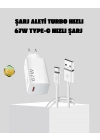® 67W Süper Hızlı Şarj Adaptörü ve Kablo Seti – Güvenli, Kompakt ve Ergonomik Tasarım