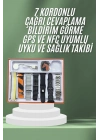 ® 7 Kordonlu Akıllı Saat Plastik Kordon Hasır Kordon Çelik Kordon