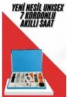 ® 7 Kordonlu Unisex Akıllı Saat Çoklu Kordon Seçeneği Amoled Ekran