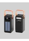® 80000 mAh Yüksek Kapasiteli Powerbank Göstergeli Solar Şarj Cihazı