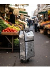 ® Ağır Yük Taşımaya Uygun Tekerlekli Market ve Pazar Çantası