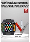 ® Akıllı Saat Arama Görüşme Bildirim Görme Uyku ve Sağlık Takibi Nabız Ölçer 3 Kordon Hediyeli