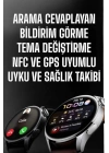 ® Akıllı Saat Bildirim Görme Amoled Ekran GPS Uyumlu Sesli Görüşme