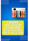 ® Akıllı Saat Çağrı Cevaplayabilen Unısex 7 Kordonlu Müzik Dinleme