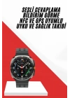 ® Akıllı Saat Müzik Dinleme Nabız Ölçer NFC ve GPS Uyumlu Sesli Asistan