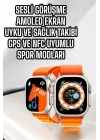 ® Akıllı Saat NFC ve GPS Uyumlu Uyku ve Sağlık Takibi Sesli Görüşme
