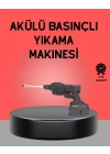 ® Akülü Basınçlı Yıkama Tabancası 450PSI Su Püskürtme Makinesi