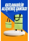 ® Alışveriş Çantası Katlanabilir Pazar Arabası Tekerlekli Pazar Arabası Katlanabilir