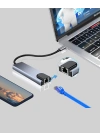 ® Alüminyum Kasalı MacBook USB-C Hub – 4K HDMI, USB 3.0, SD/TF Kart Girişi, PD Şarj Desteği