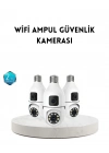 Ampul Tipi WiFi Kamera 2MP Lensli Full HD Görüntü ve Akıllı Hareket Algılama